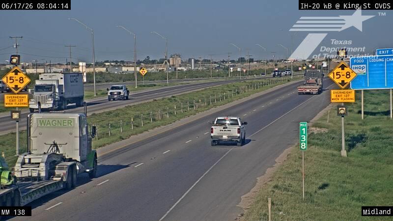 Live snapshot from ODA-IH20 @ King St MM 138 Midland CTY