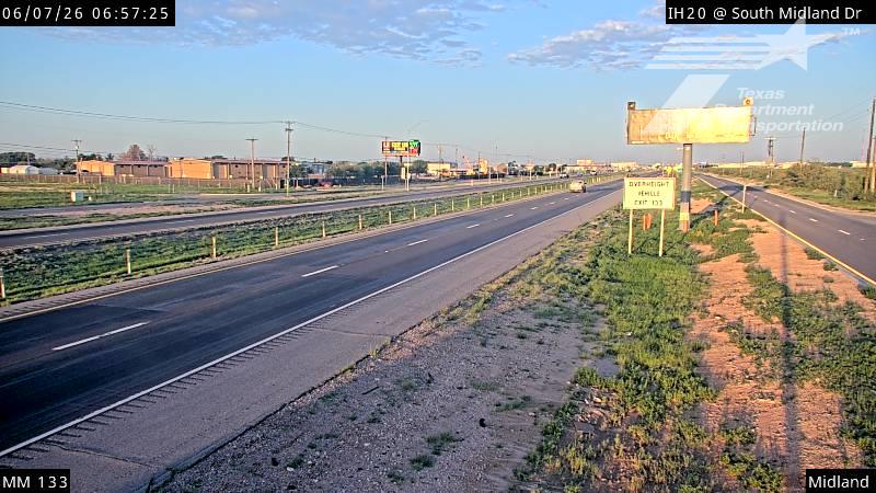Live snapshot from ODA-IH20 @ South Midland Dr MM 133 Midland CTY