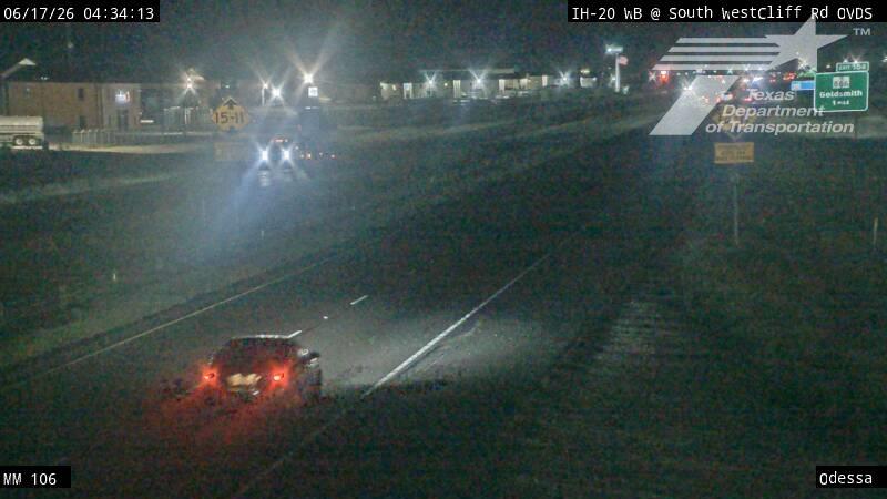 Live snapshot from ODA-IH20 @ South WestCliff Rd MM 106 Ector CTY