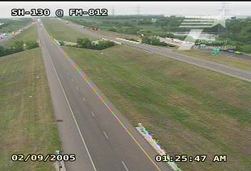 Live snapshot from SH-130 @ FM-812