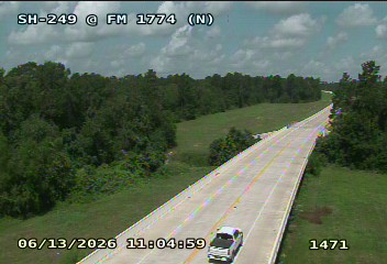 Live snapshot from SH-249 @ FM 1774 (N)