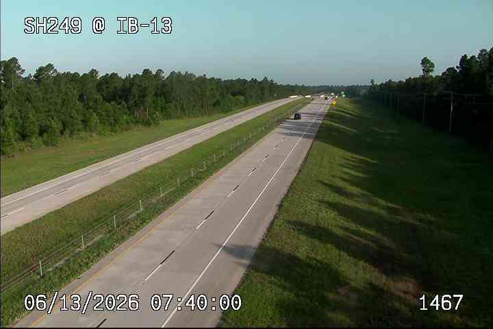 Live snapshot from SH-249 @ IB-13