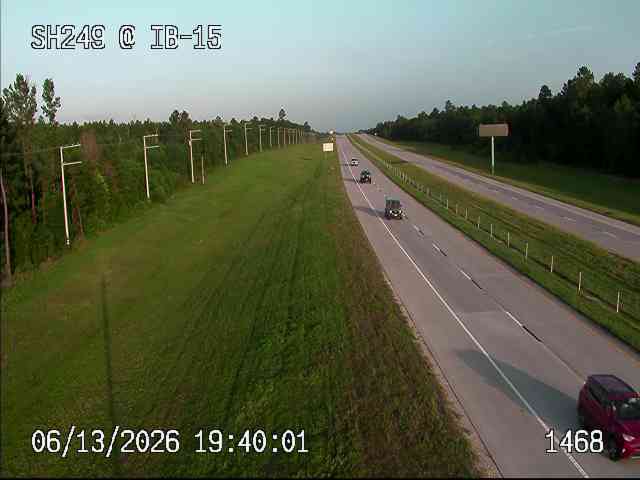 Live snapshot from SH-249 @ IB-15
