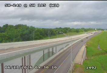 Live snapshot from SH-249 @ SH 105 (W2)