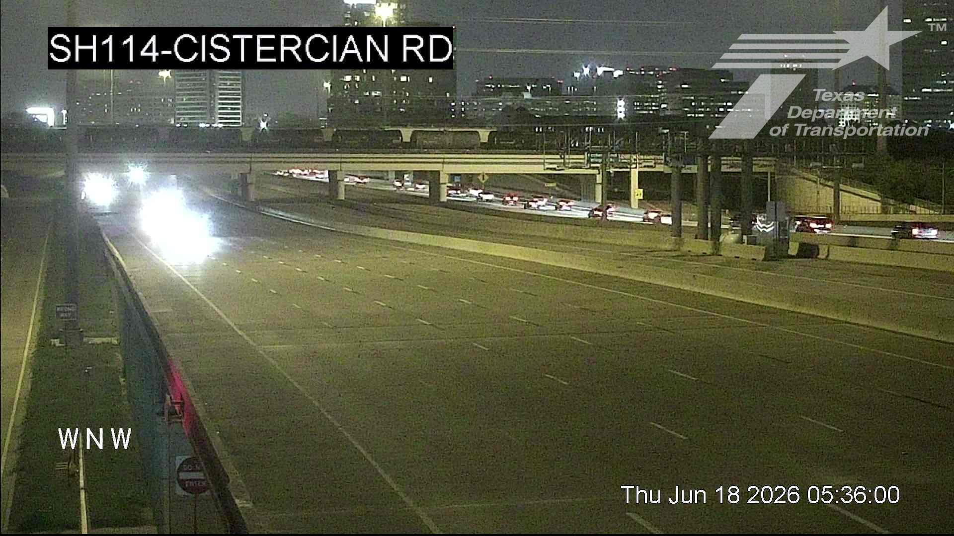 Live snapshot from SH114 @ Cistercian Rd