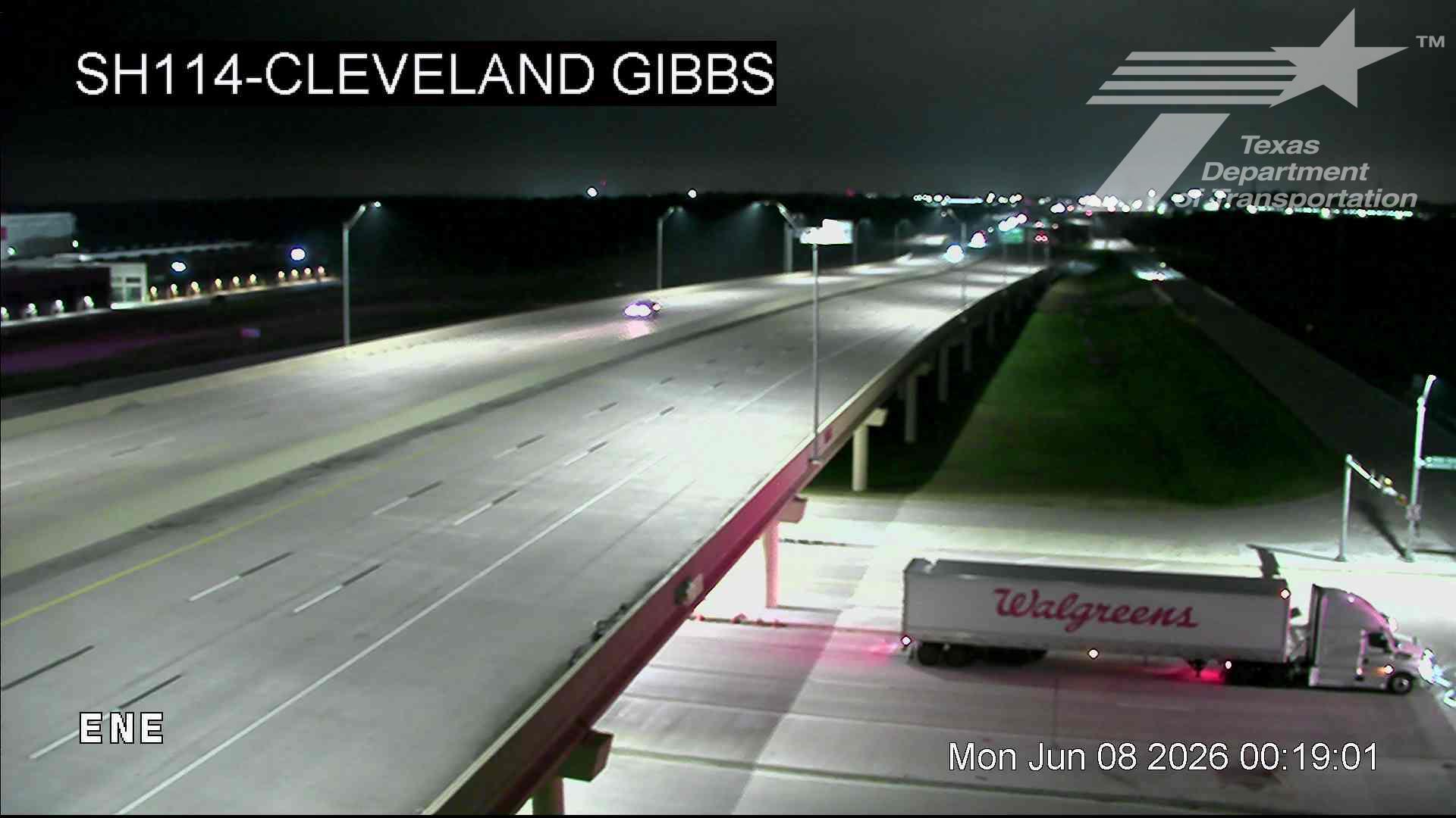 Live snapshot from SH114 @ Cleveland Gibbs