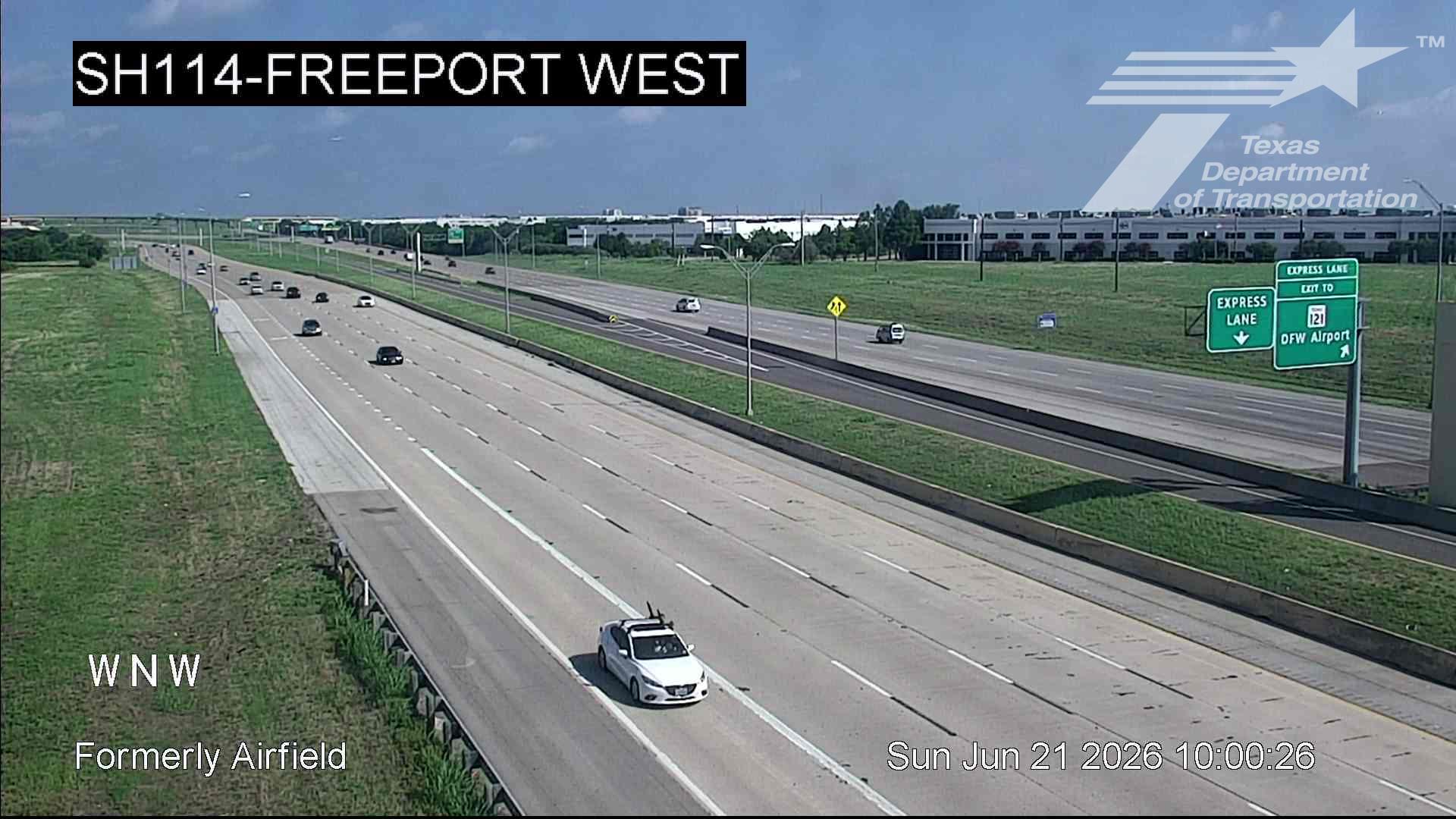 Live snapshot from SH114 @ Freeport West