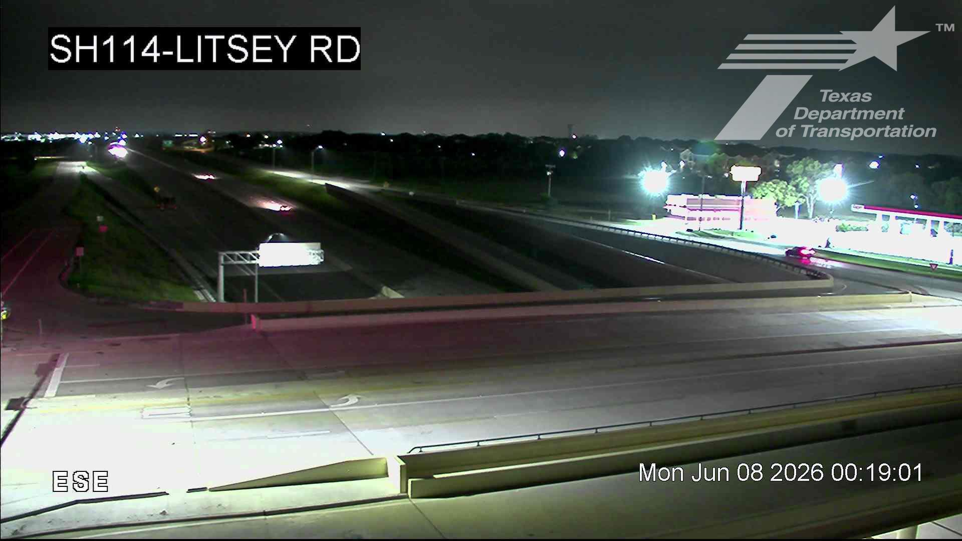 Live snapshot from SH114 @ Litsey Rd