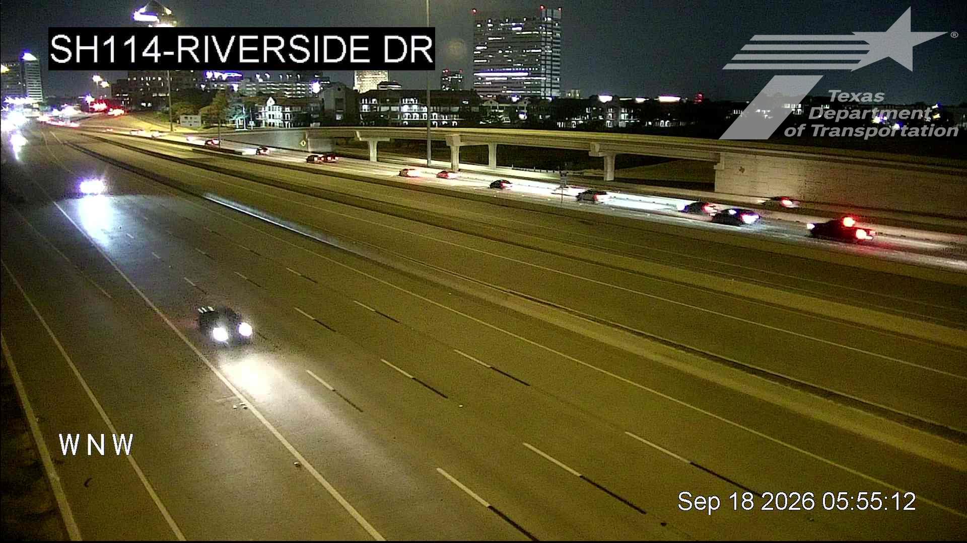Live snapshot from SH114 @ Riverside Dr