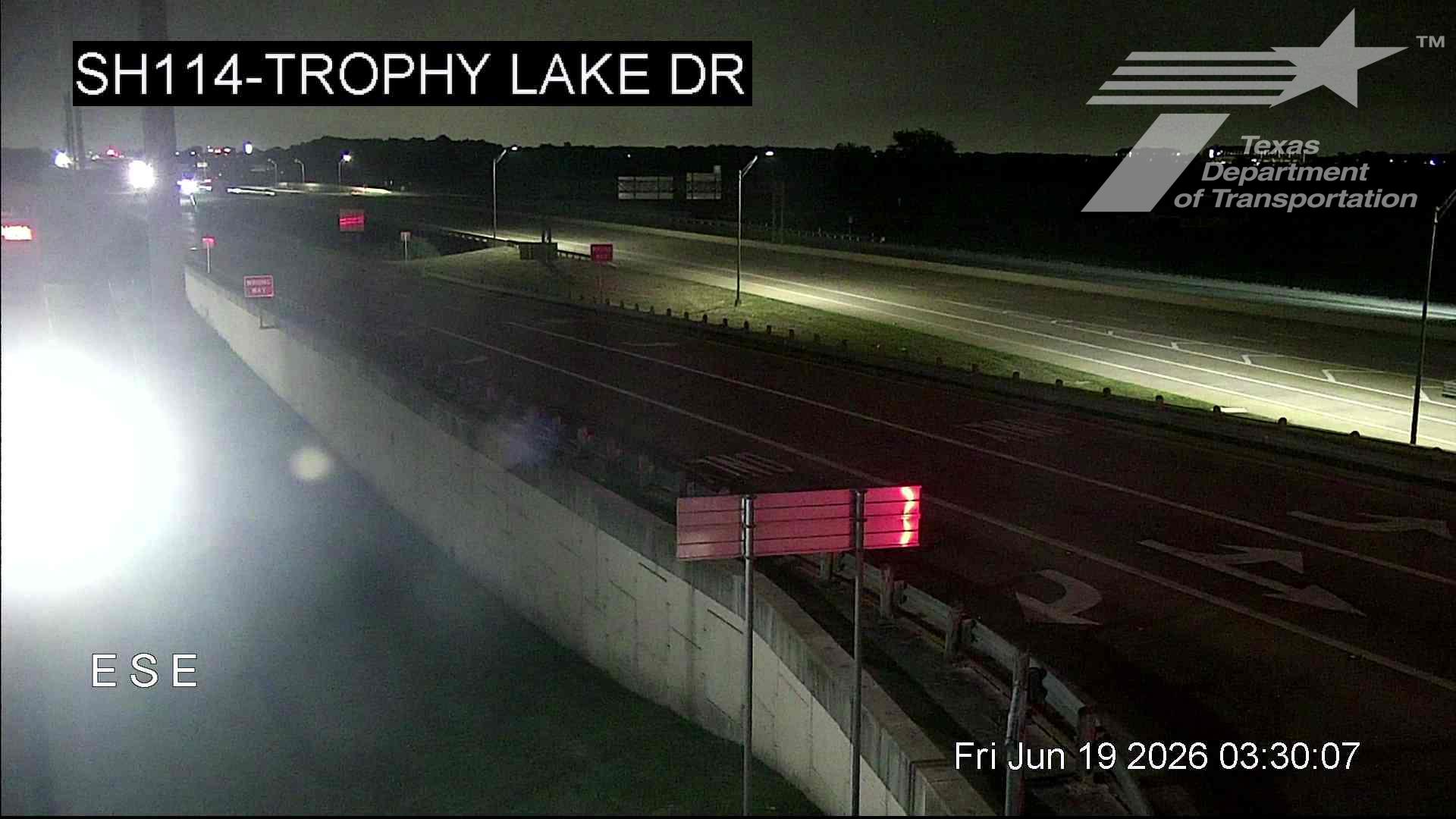 Live snapshot from SH114 @ Trophy Lake Dr