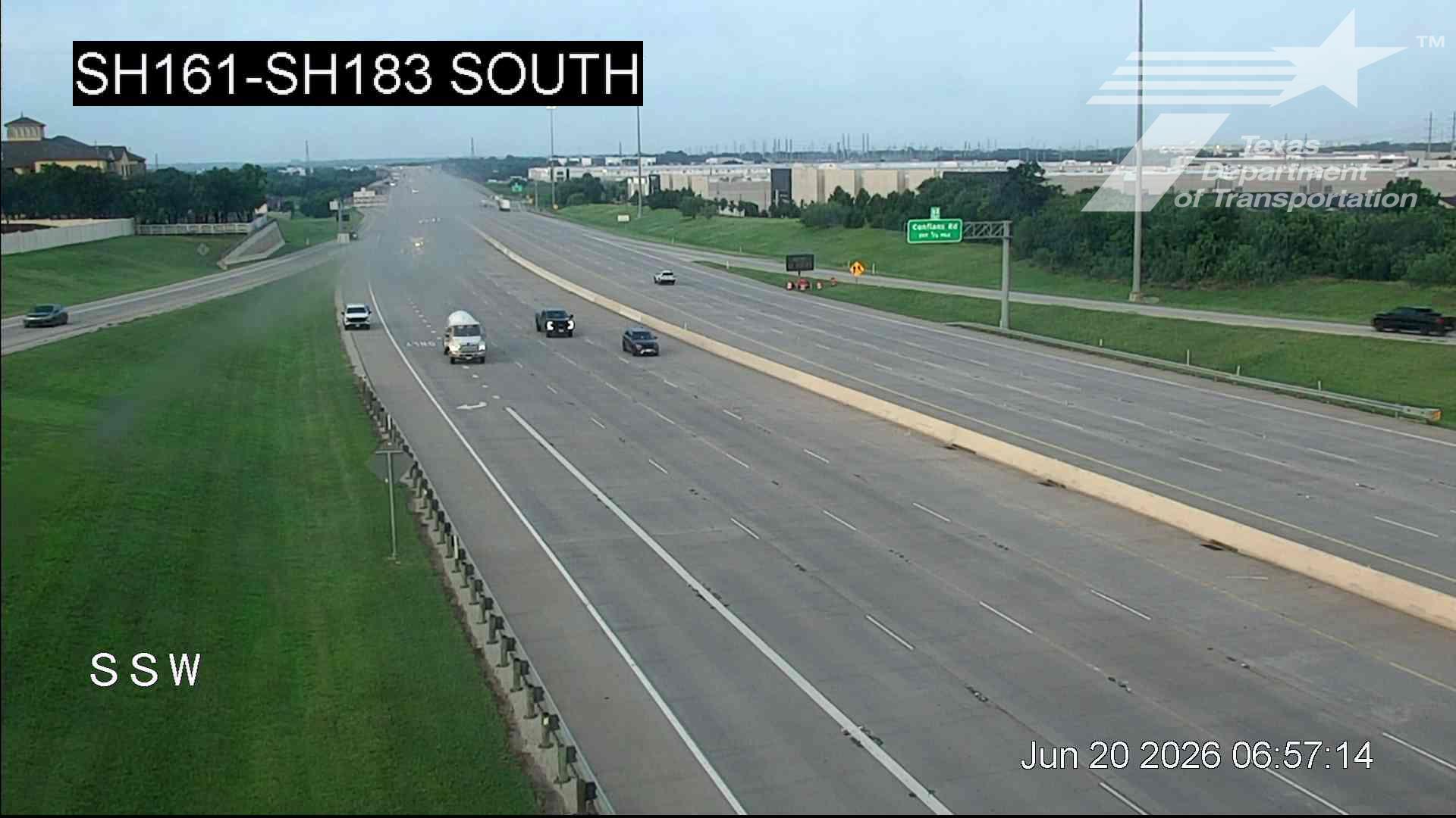 Live snapshot from SH161 @ SH183 South