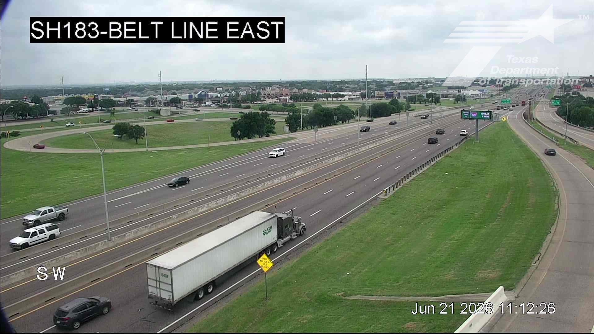 Live snapshot from SH183 @ Belt Line East