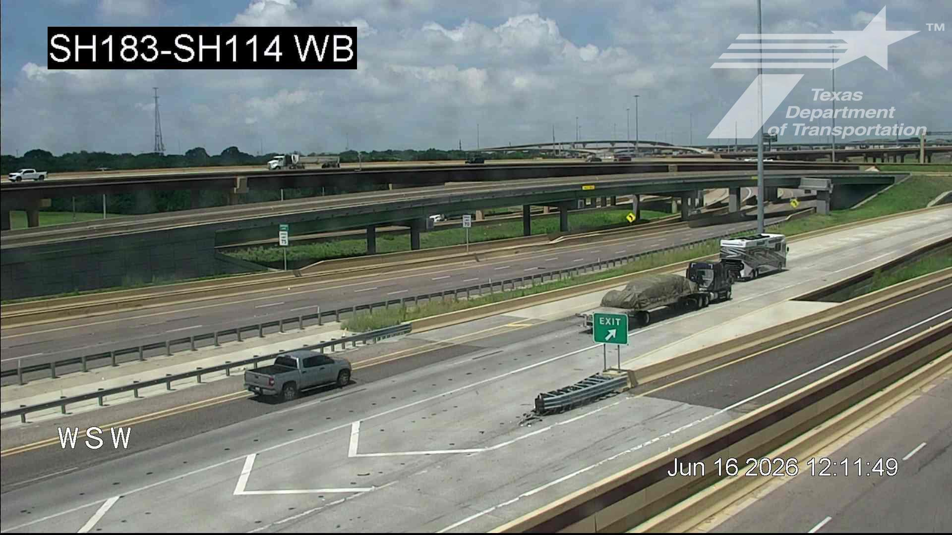 Live snapshot from SH183 @ SH114 WB