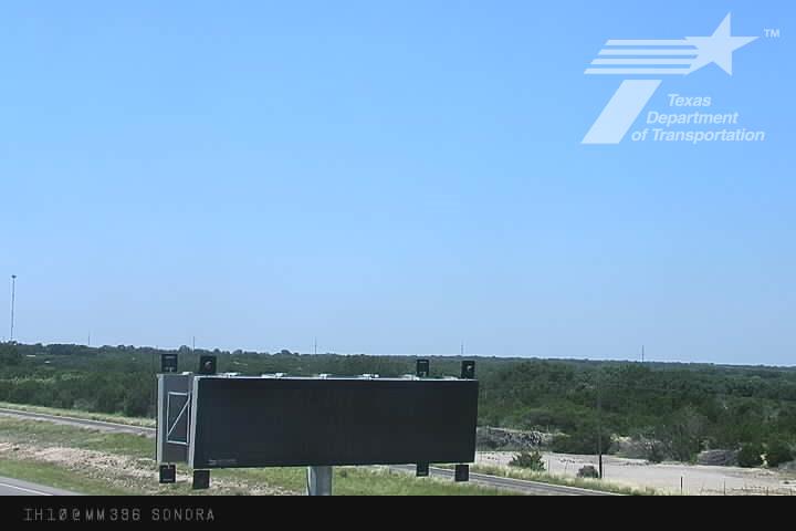 Live snapshot from SJT IH 10 at Sonora - West (MM 396)