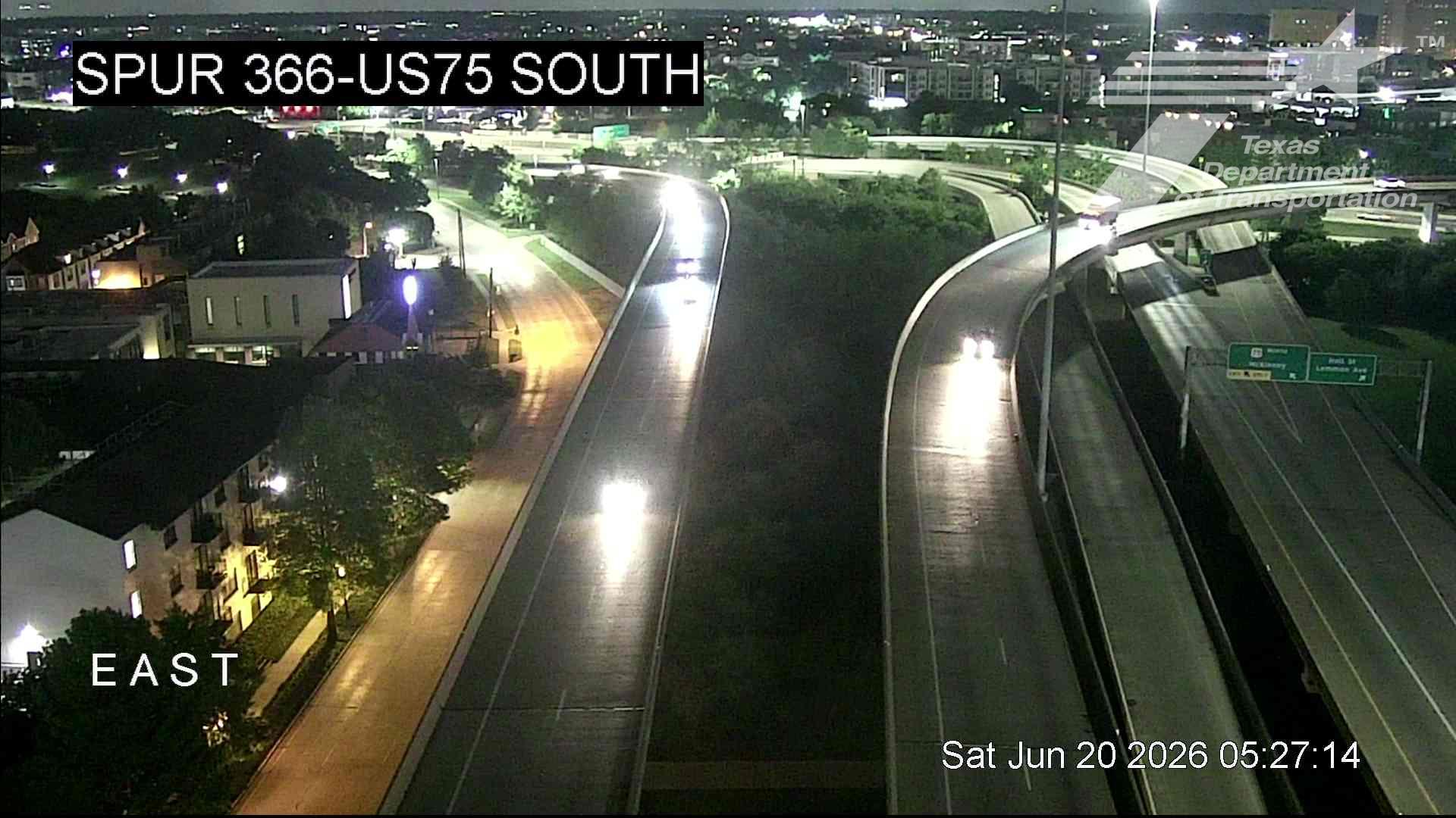 Live snapshot from Spur 366 @ US75 South