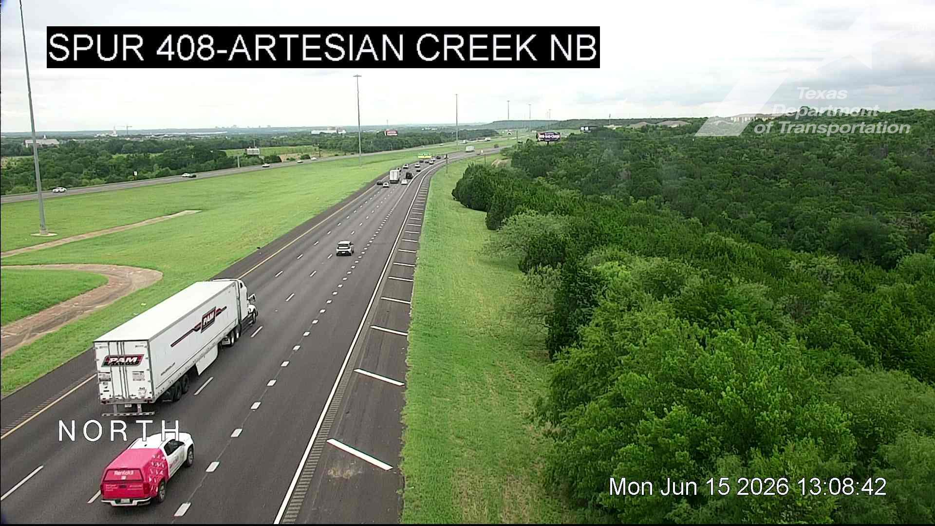 Live snapshot from Spur 408 @ Artesian Creek NB