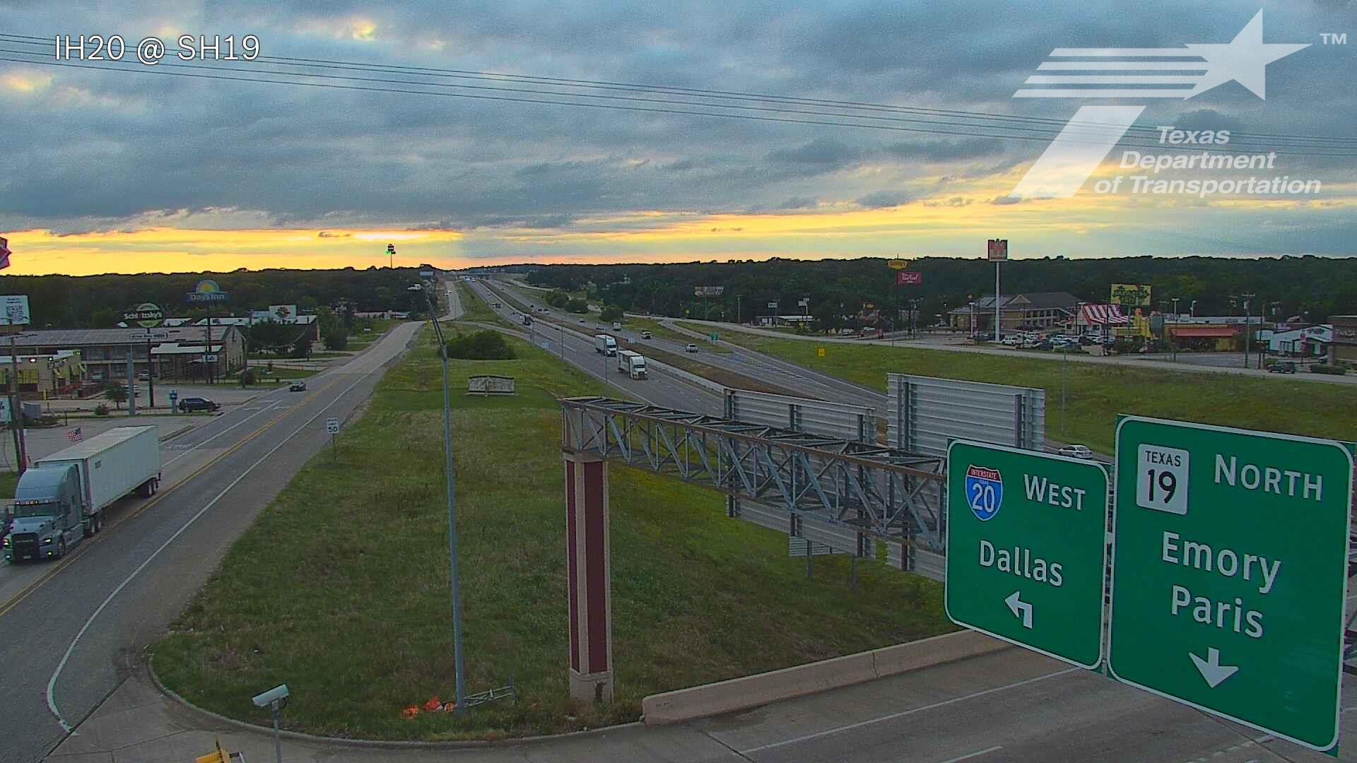 Live snapshot from IH20 at SH19
