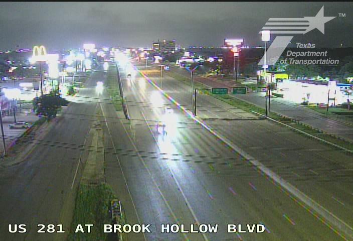 Live snapshot from US 281 at Brook Hollow Blvd