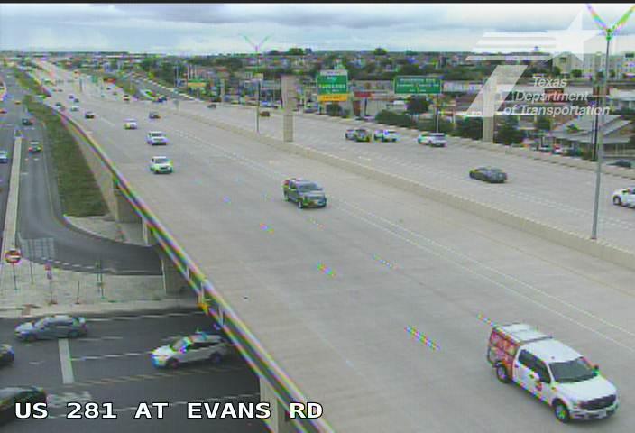 Live snapshot from US 281 at Evans Rd
