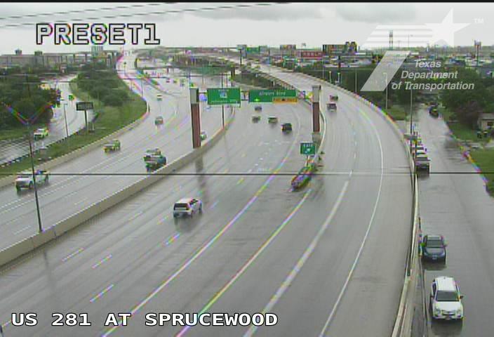 Live snapshot from US 281 at Sprucewood