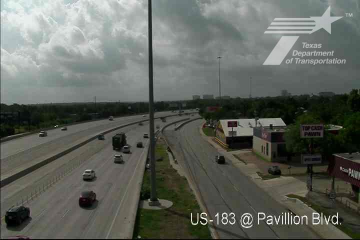Live snapshot from US-183 @ Pavillion Blvd