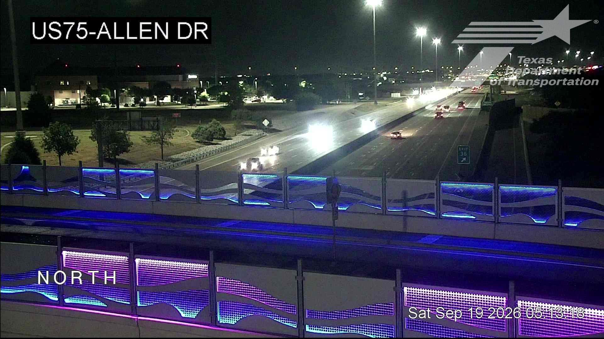 Live snapshot from US75 @ Allen Dr