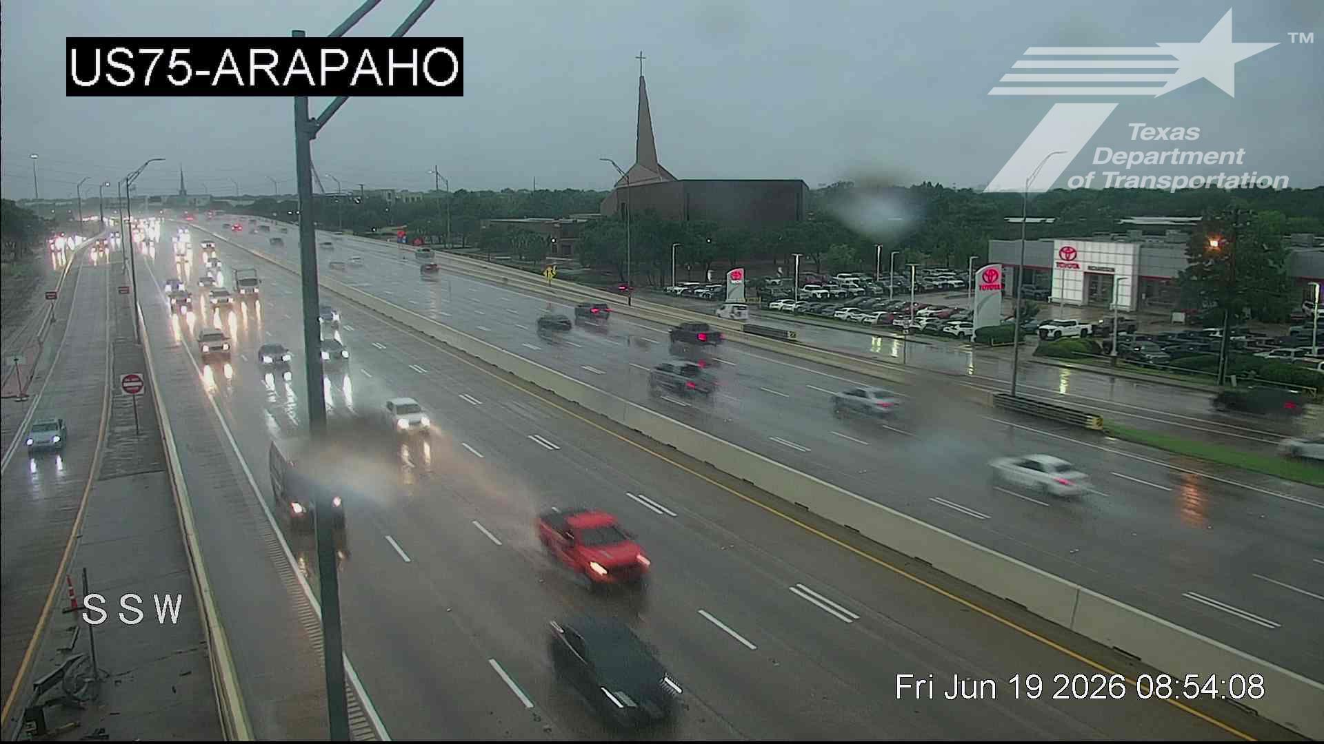Live snapshot from US75 @ Arapaho