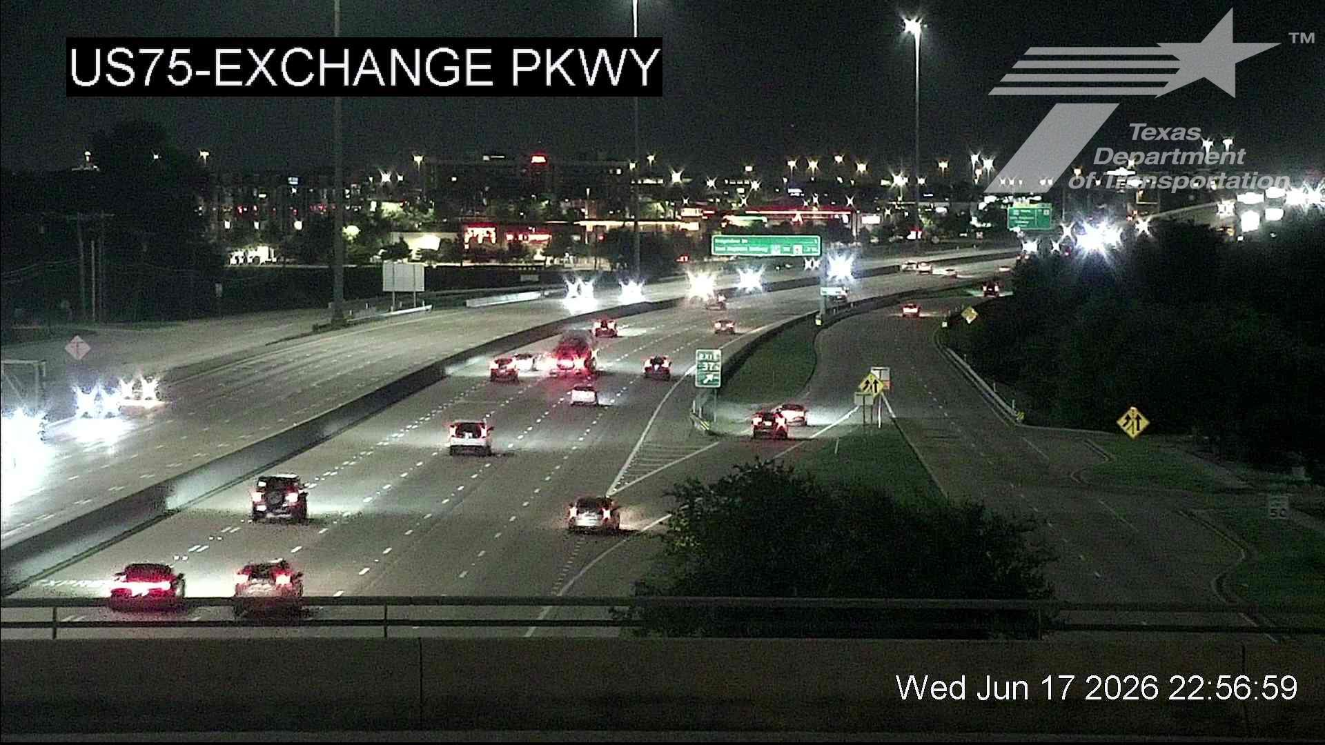Live snapshot from US75 @ Exchange Pkwy