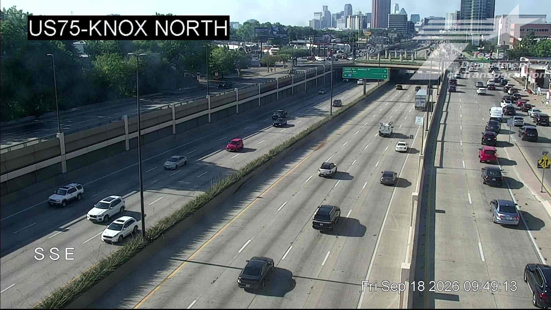 Live snapshot from US75 @ Knox North