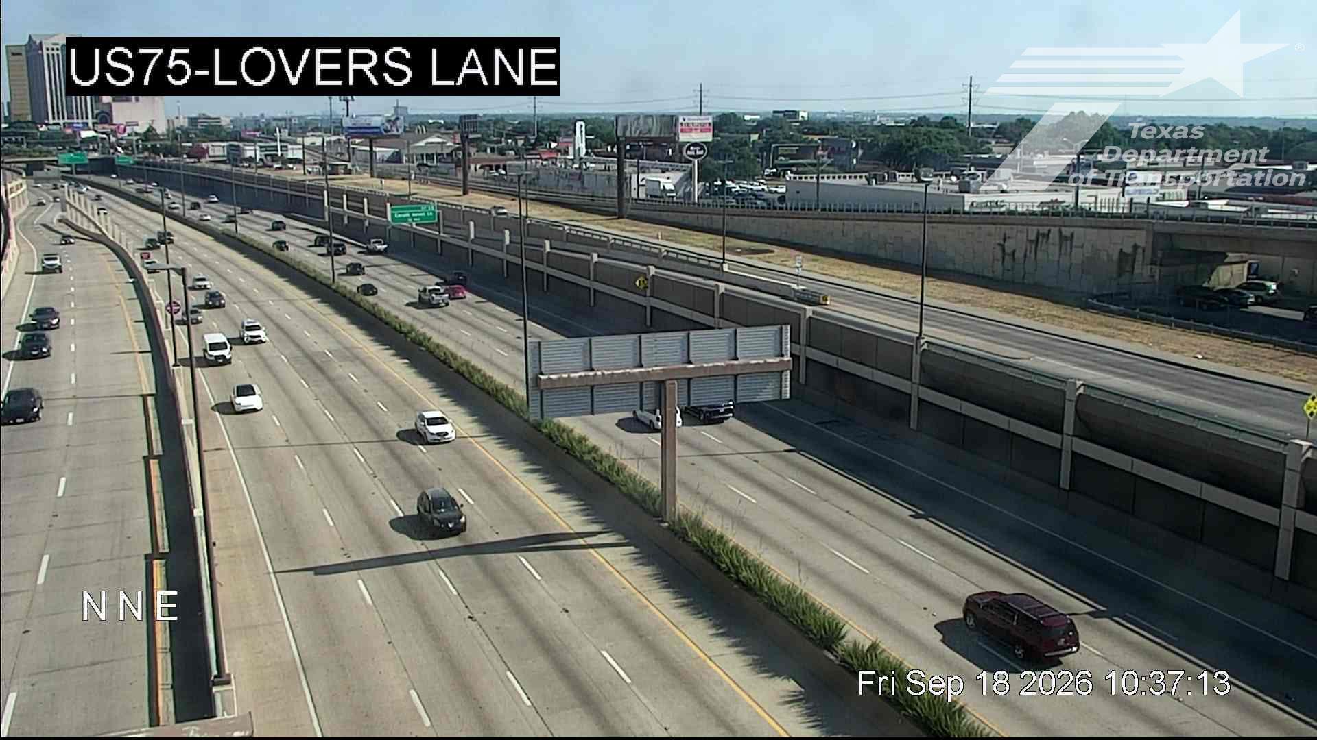 Live snapshot from US75 @ Lovers Lane