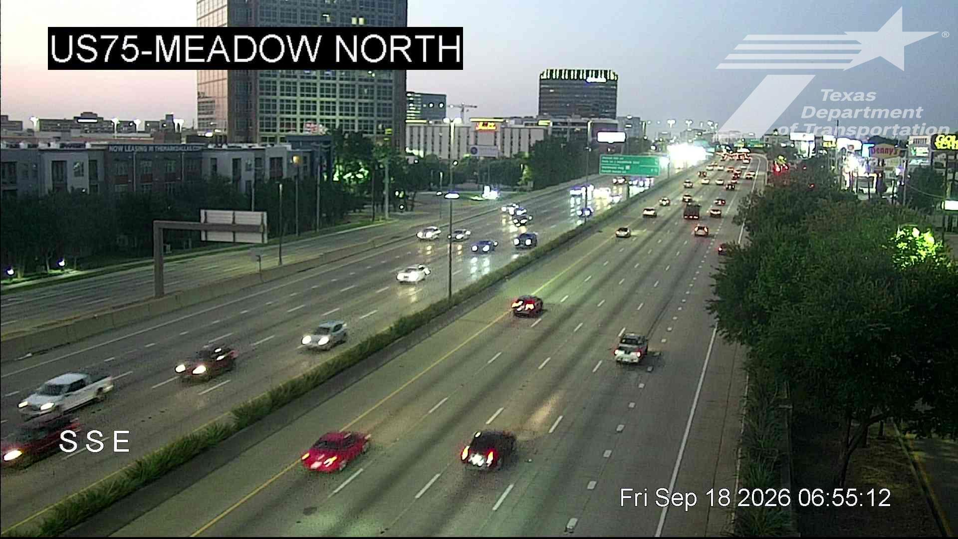 Live snapshot from US75 @ Meadow North