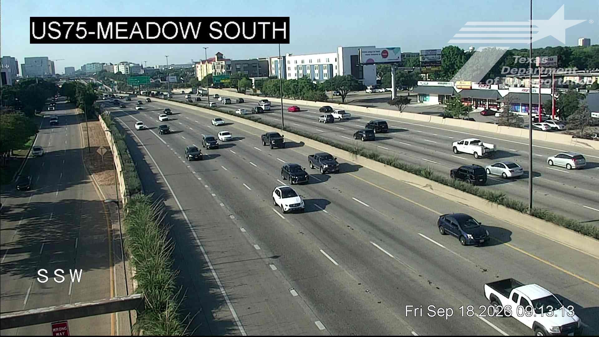Live snapshot from US75 @ Meadow South