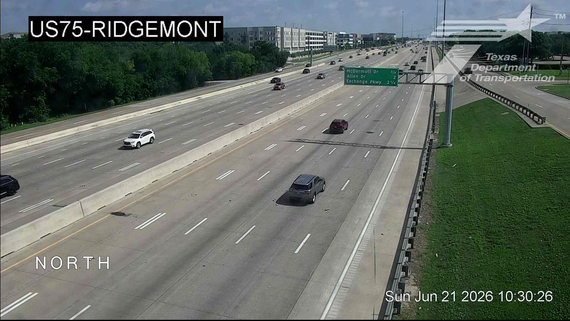 Live snapshot from US75 @ Ridgemont