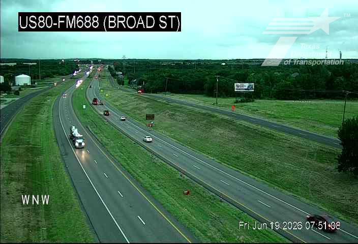 Live snapshot from US80 @ FM688 (Broad St)