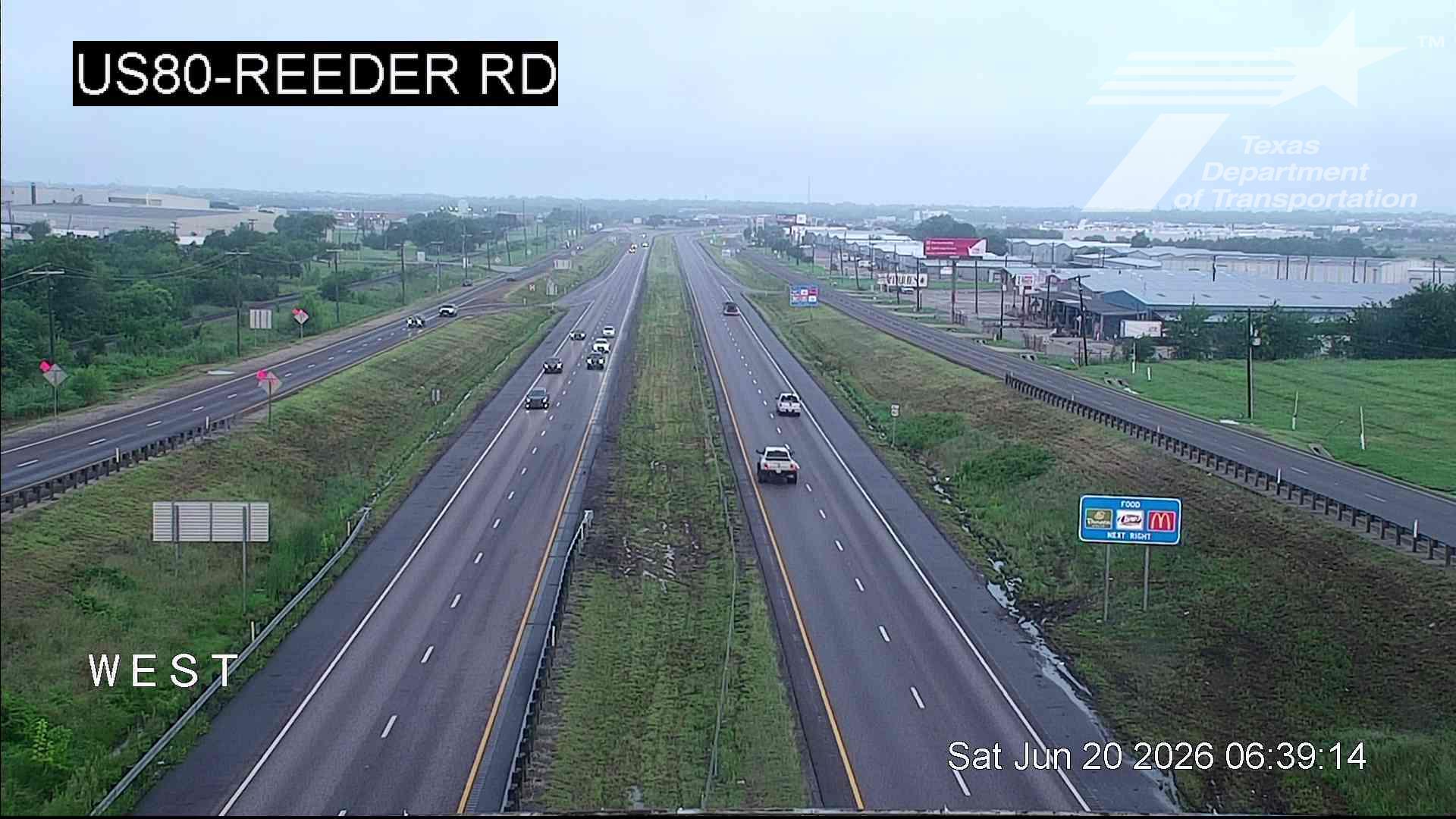 Live snapshot from US80 @ Reeder Rd
