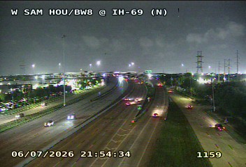 Live snapshot from W Sam Hou BW 8 @ IH-69 (N)